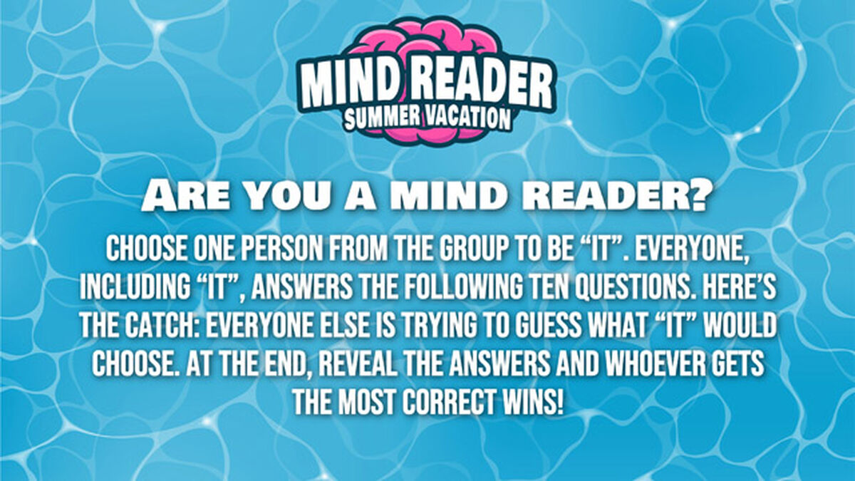 Mind Reader: Summer Vacation image number null